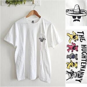 Hughtenanny Cabo San Lucas Graphic Tee Gildan Heavy Cotton Sombrero Shirt Size L